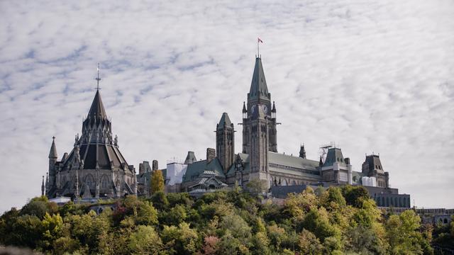 Top of Ottawa Parliament Buildings