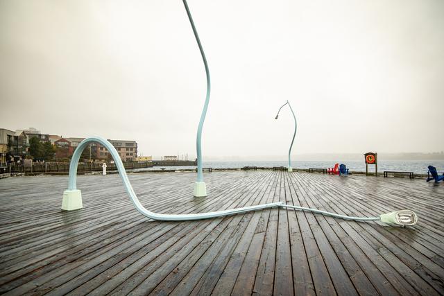 Drunken Lampposts in Halifax